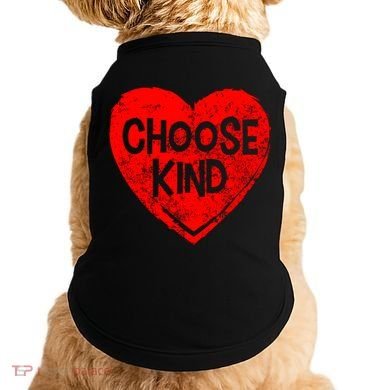 Choose Kind Distressed Heart Anti-Bullying Doggie Tank