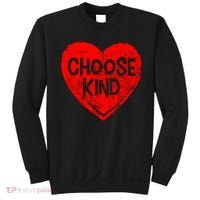 Choose Kind Distressed Heart Anti-Bullying Sweatshirt thumb 0