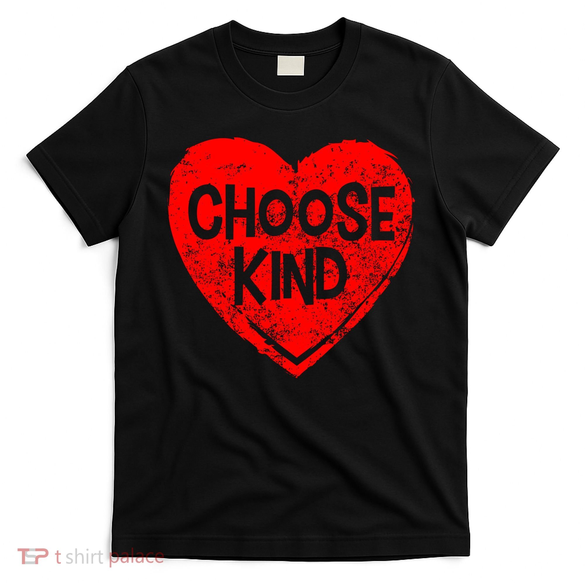Choose Kind Distressed Heart Anti-Bullying T-Shirt