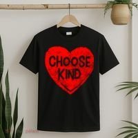 Choose Kind Distressed Heart Anti-Bullying T-Shirt thumb 2