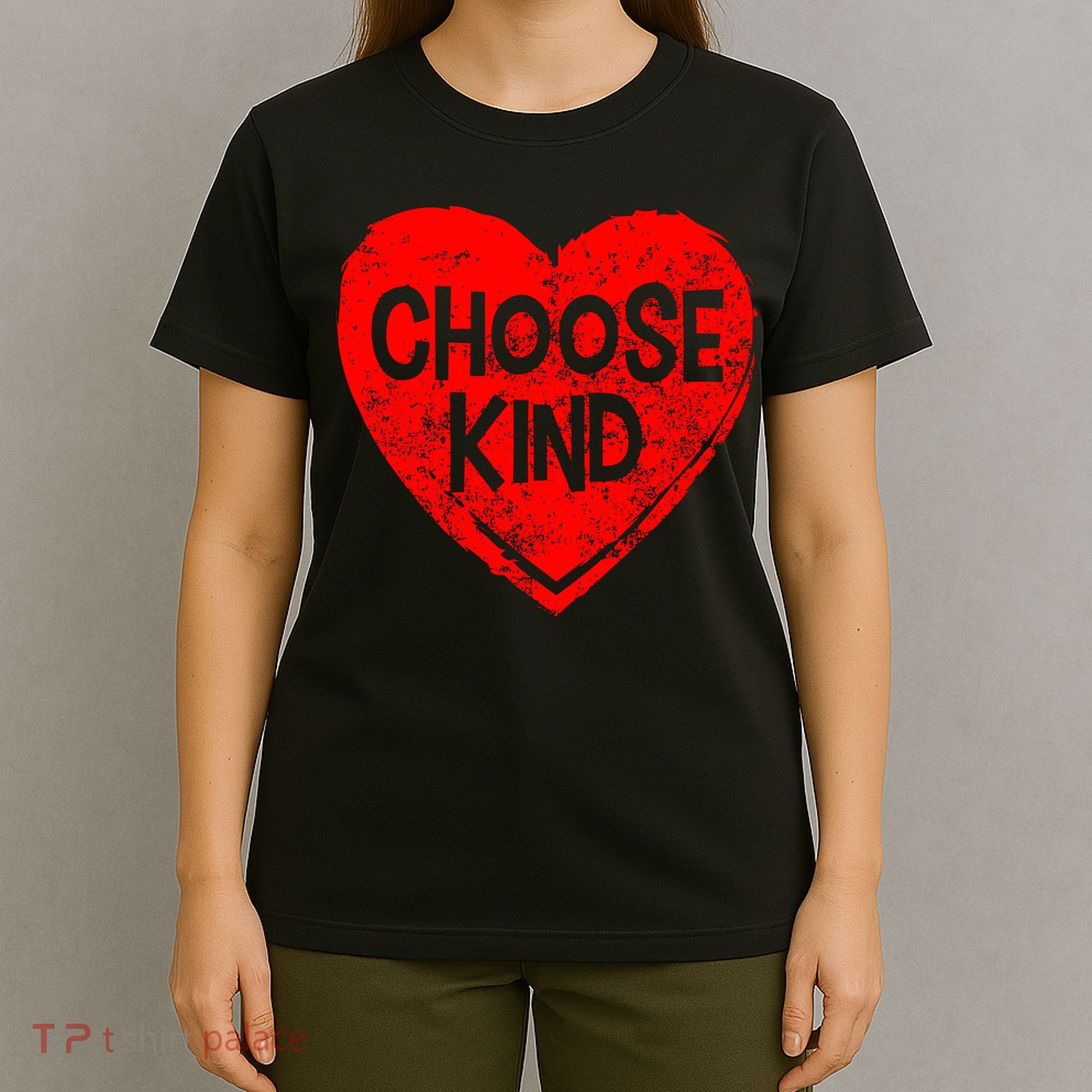 Choose Kind Distressed Heart Anti-Bullying T-Shirt