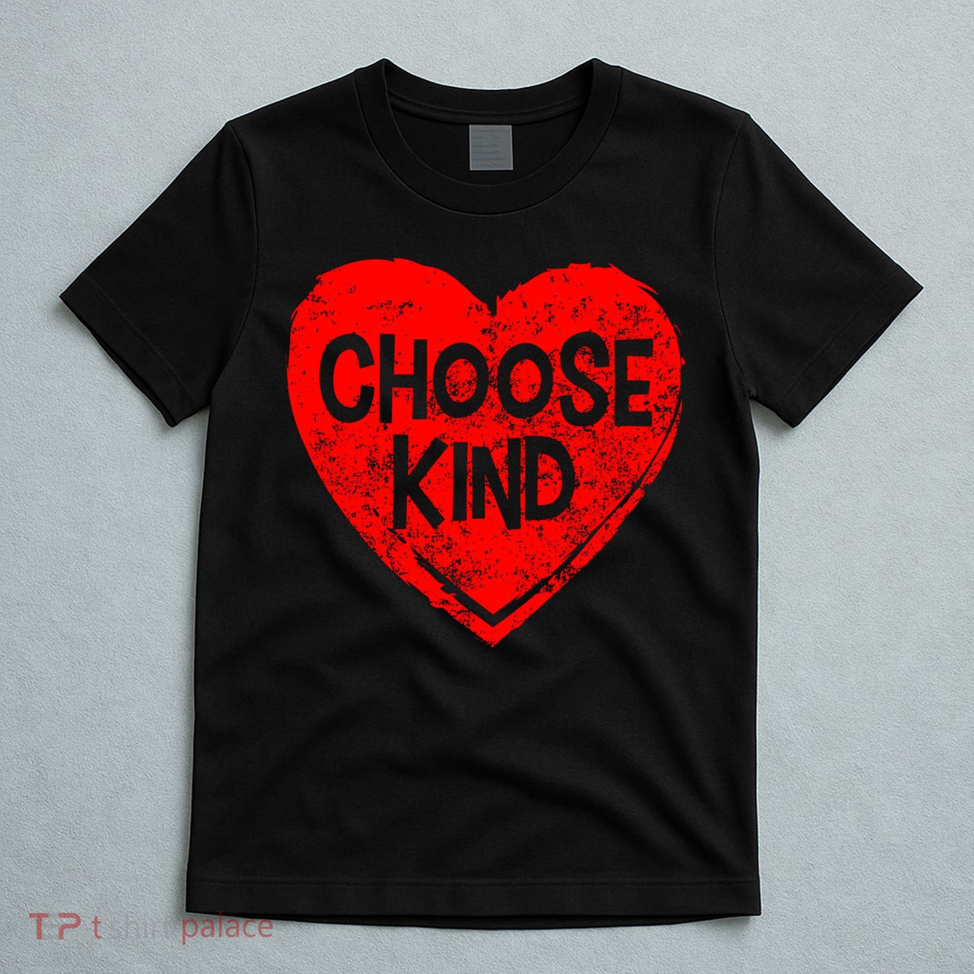 Choose Kind Distressed Heart Anti-Bullying T-Shirt