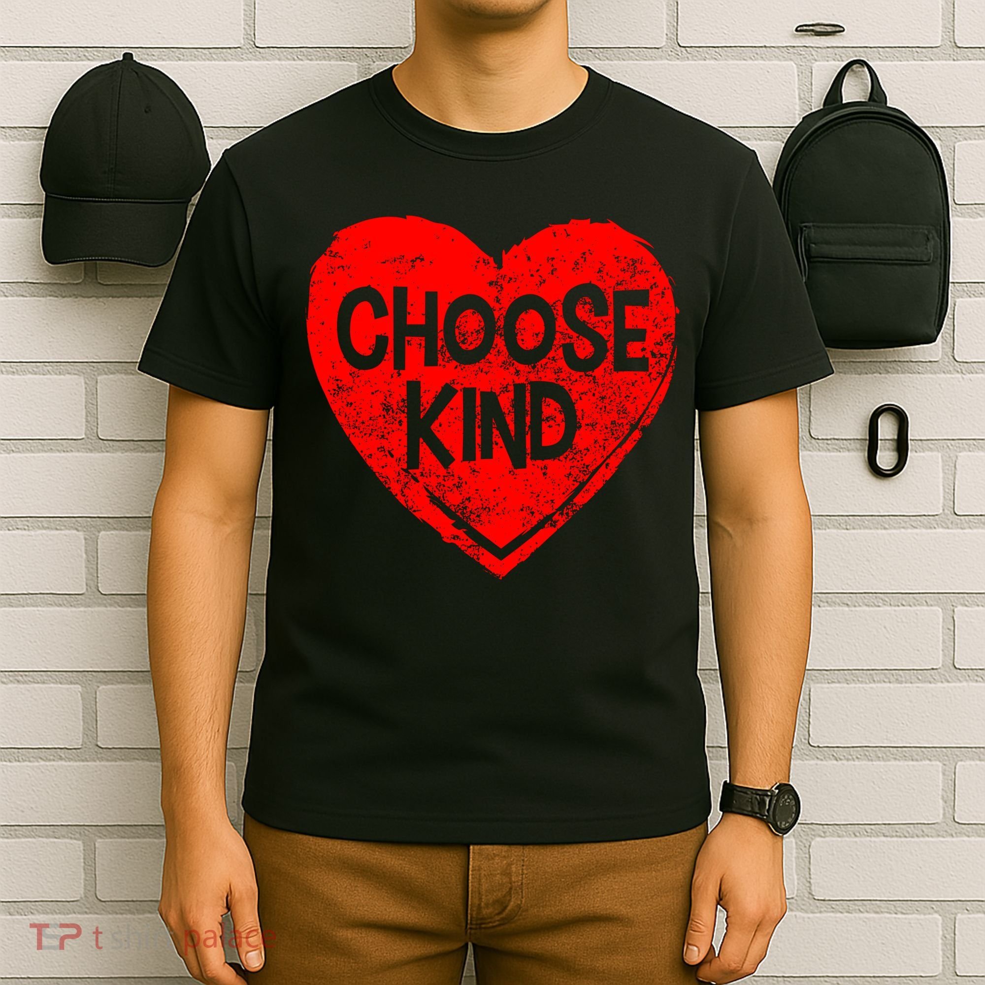 Choose Kind Distressed Heart Anti-Bullying T-Shirt