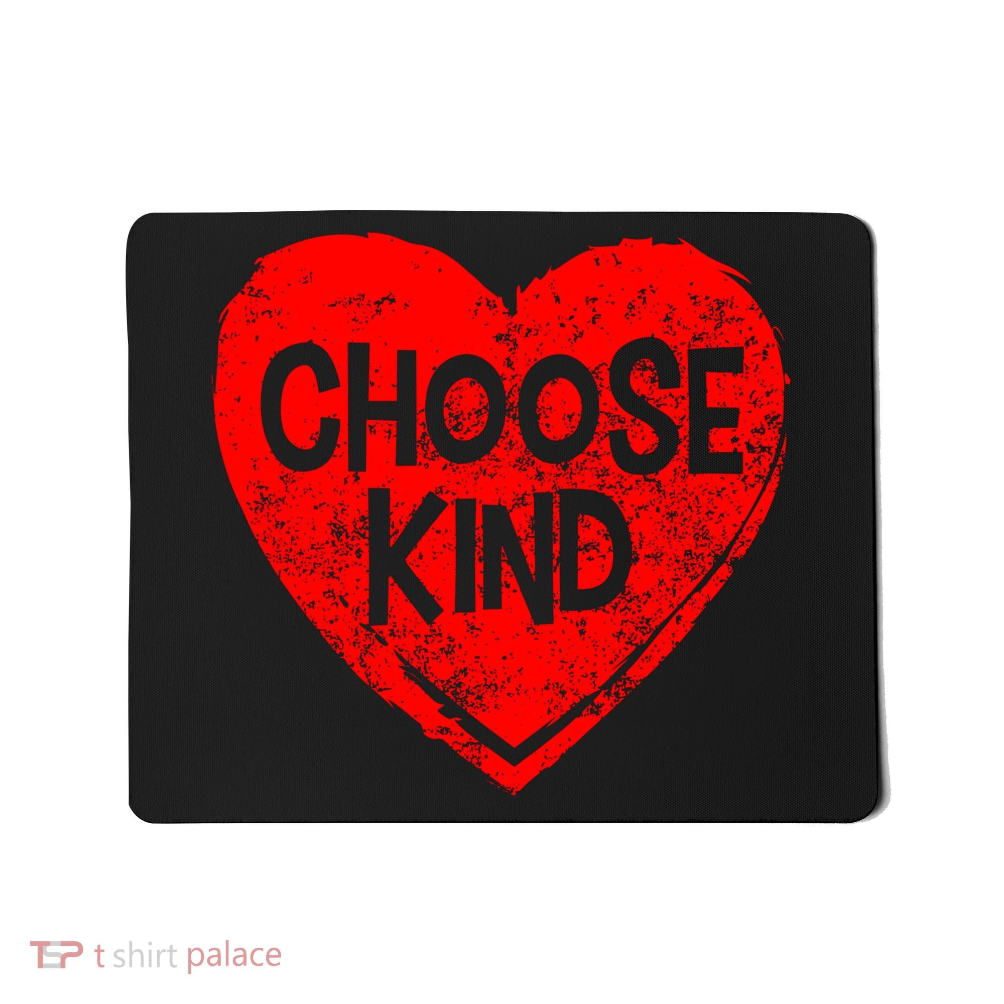 Choose Kind Distressed Heart Anti-Bullying Mousepad