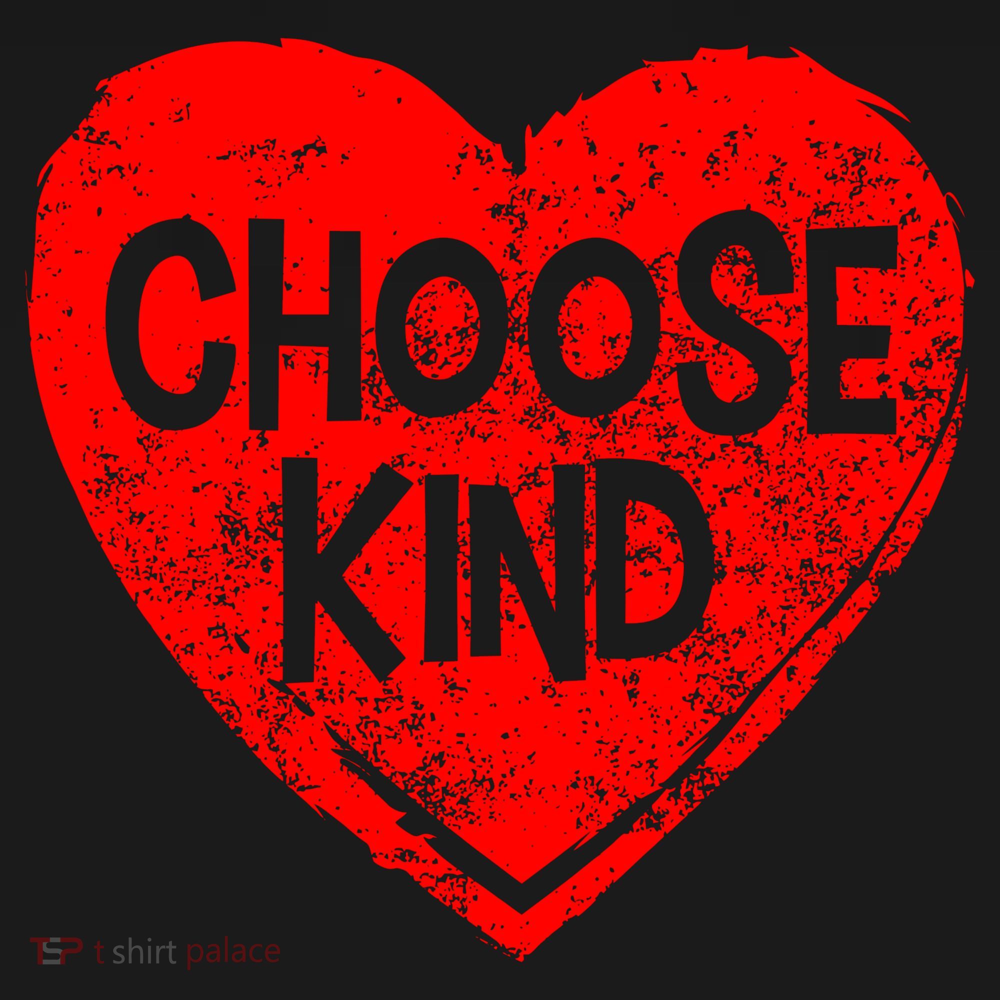 Choose Kind Distressed Heart Anti-Bullying Mousepad