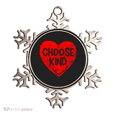Choose Kind Distressed Heart Anti-Bullying Ornament