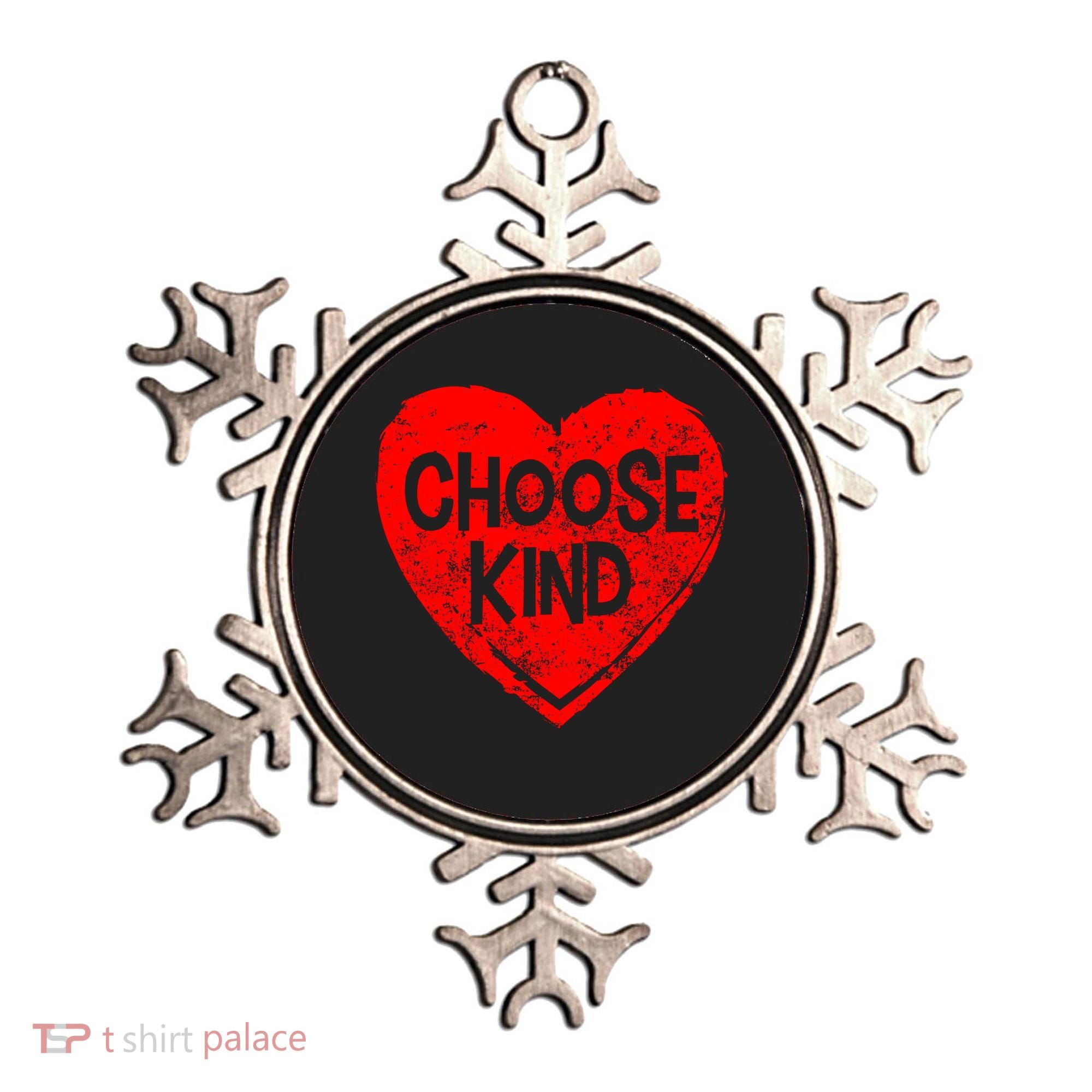 Choose Kind Distressed Heart Anti-Bullying Ornament