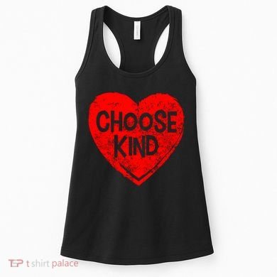 Choose Kind Distressed Heart Anti-Bullying Women's Tank Top