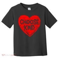 Choose Kind Distressed Heart Anti-Bullying Toddler T-Shirt thumb 0