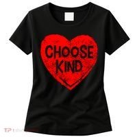 Choose Kind Distressed Heart Anti-Bullying Women's T-Shirt thumb 0