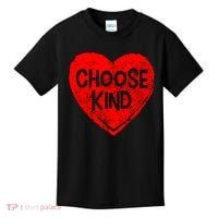 Choose Kind Distressed Heart Anti-Bullying Kids T-Shirt thumb 0