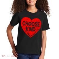 Choose Kind Distressed Heart Anti-Bullying Kids T-Shirt thumb 2