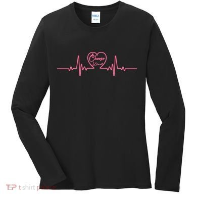 Choose Kind kidness Anti Bullying Heart Women's Long Sleeve Shirt