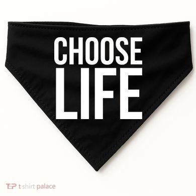 Choose Life USA-Made Doggie Bandana