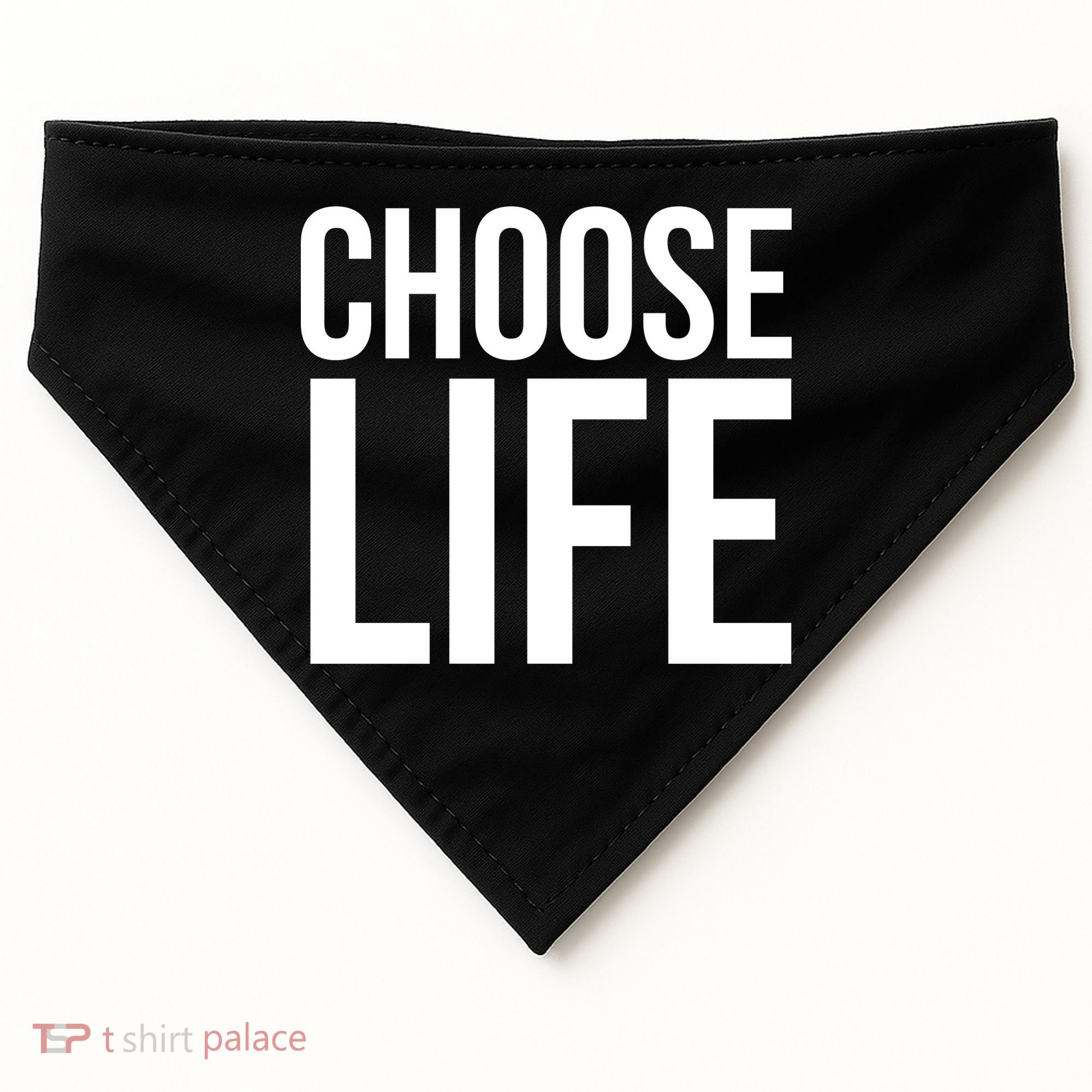 Choose Life USA-Made Doggie Bandana