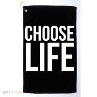 Choose Life Golf Towel thumb 0