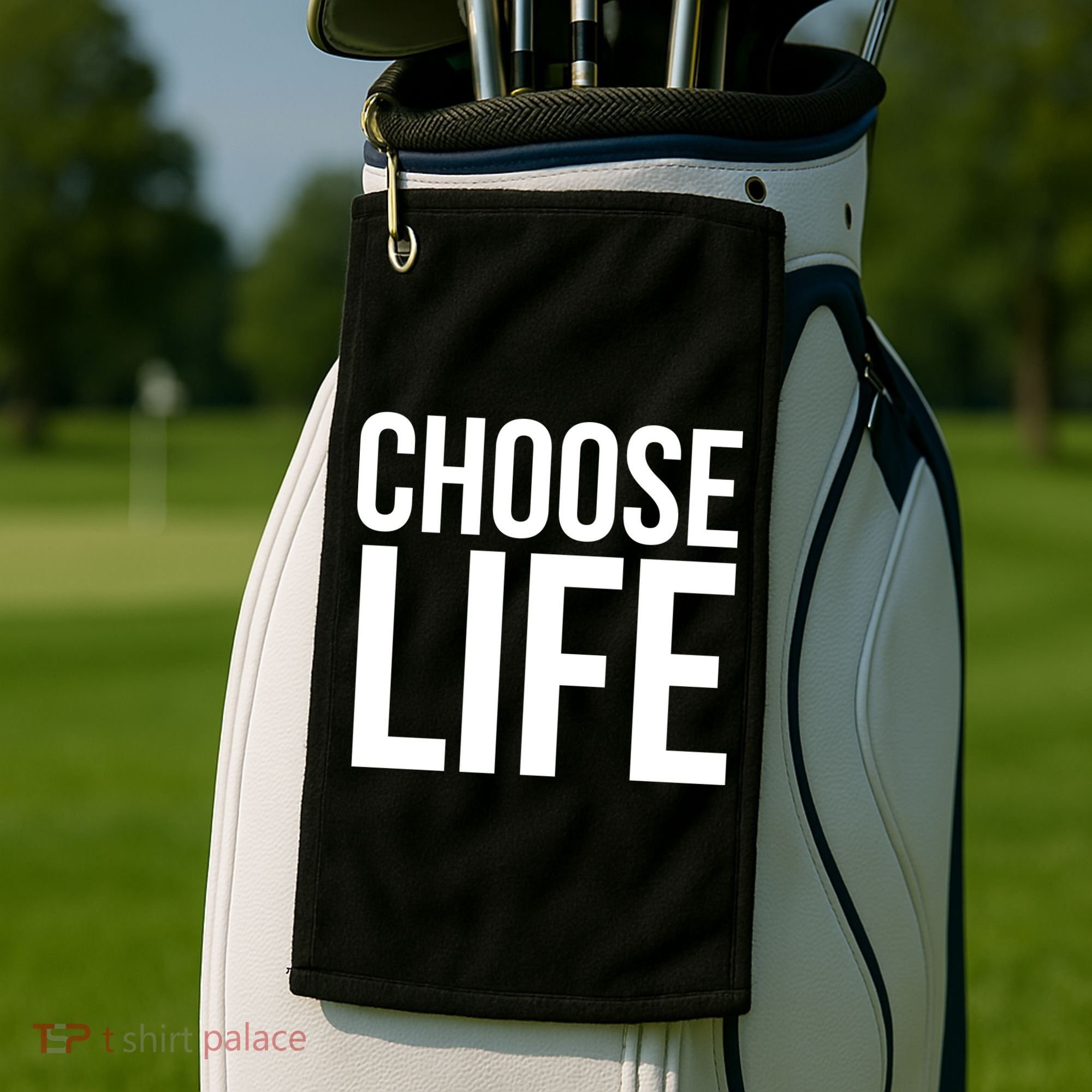 Choose Life Golf Towel