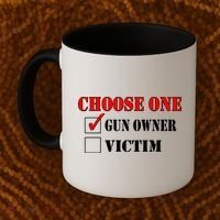 Choose One Gun Owner Victim Coffee Mug thumb 2