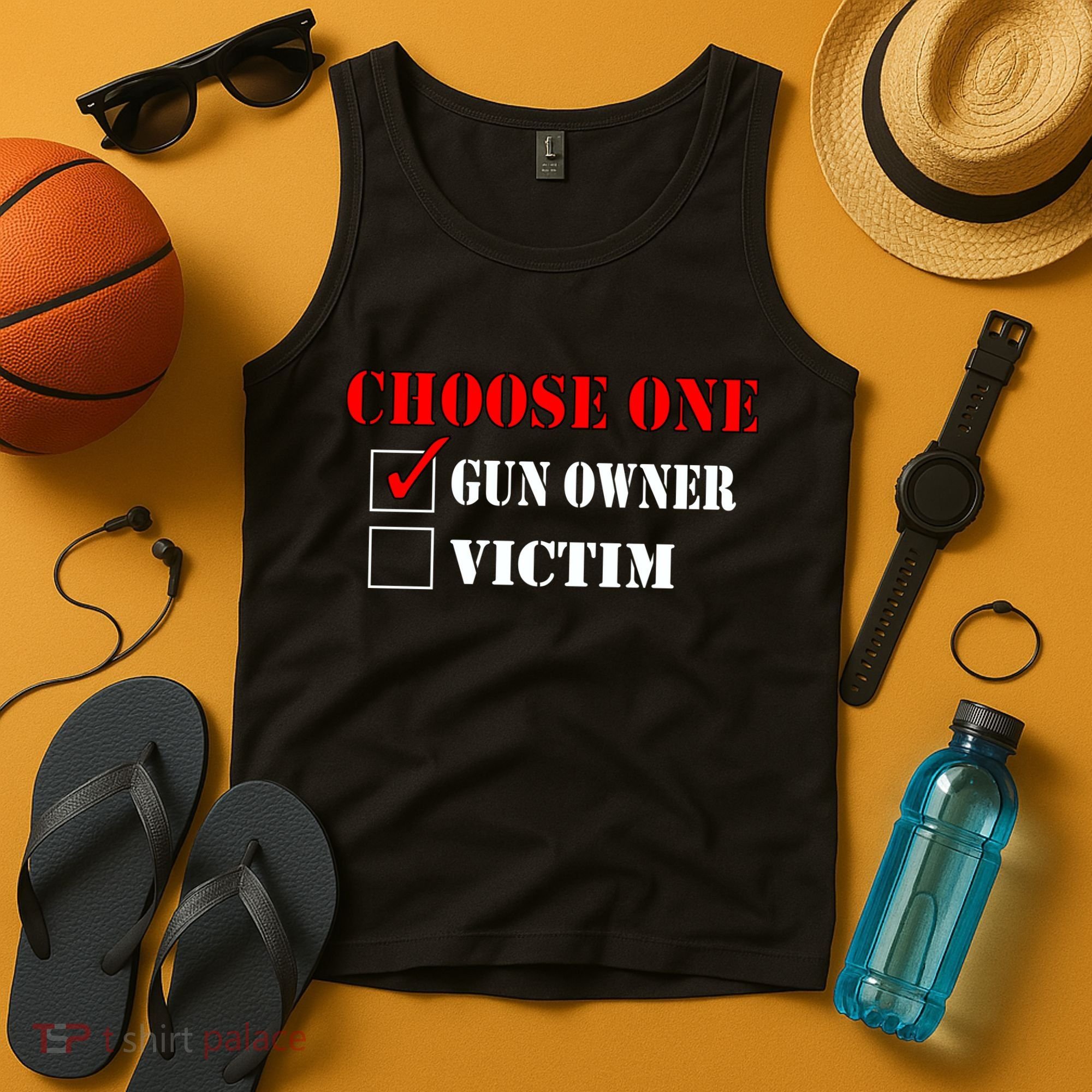 Choose One Gun Owner Victim Tank Top