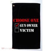 Choose One Gun Owner Victim Golf Towel thumb 0