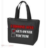 Choose One Gun Owner Victim Tote Bag thumb 3