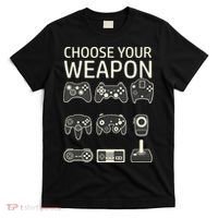 Choose Your Weapon Gaming Controllers Console Gamer Funny T-Shirt thumb 0