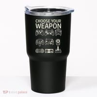 Choose Your Weapon Gaming Controllers Console Gamer Funny Tumbler thumb 0