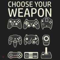 Choose Your Weapon Gaming Controllers Console Gamer Funny Tumbler thumb 3