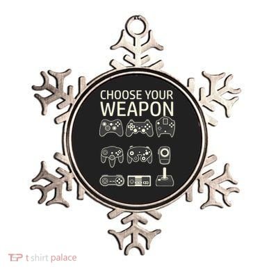 Choose Your Weapon Gaming Controllers Console Gamer Funny Ornament
