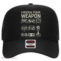 Choose Your Weapon Gaming Controllers Console Gamer Funny Hat thumb 0
