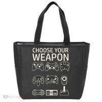 Choose Your Weapon Gaming Controllers Console Gamer Funny Tote Bag thumb 0