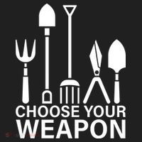 Choose Your Weapons Gardening Tools Women's Sweatshirt thumb 2