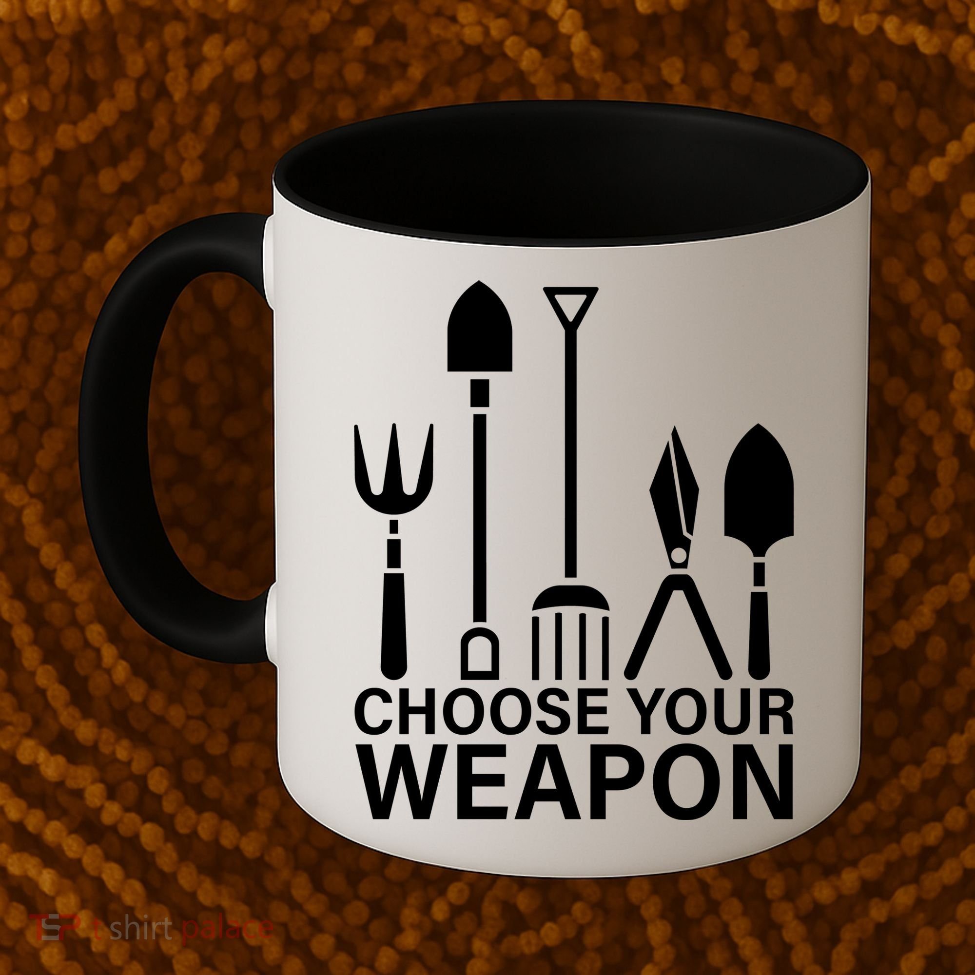 Choose Your Weapons Gardening Tools Coffee Mug