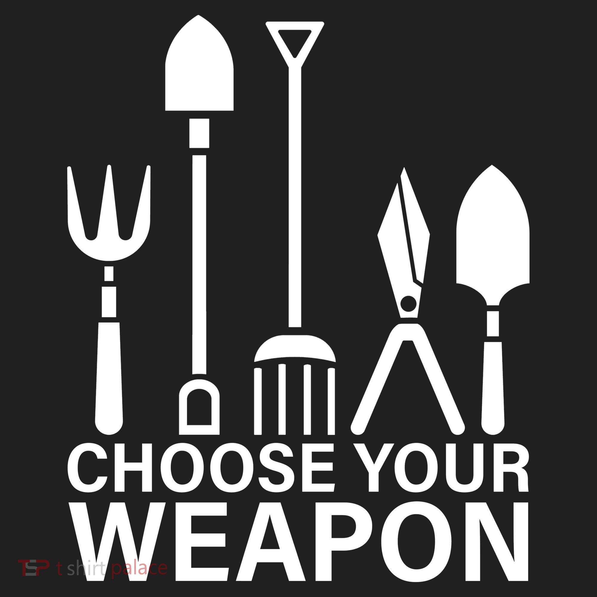 Choose Your Weapons Gardening Tools Tumbler