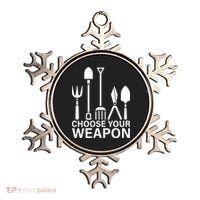 Choose Your Weapons Gardening Tools Ornament thumb 0