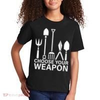 Choose Your Weapons Gardening Tools Kids T-Shirt thumb 2