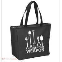 Choose Your Weapons Gardening Tools Tote Bag thumb 2