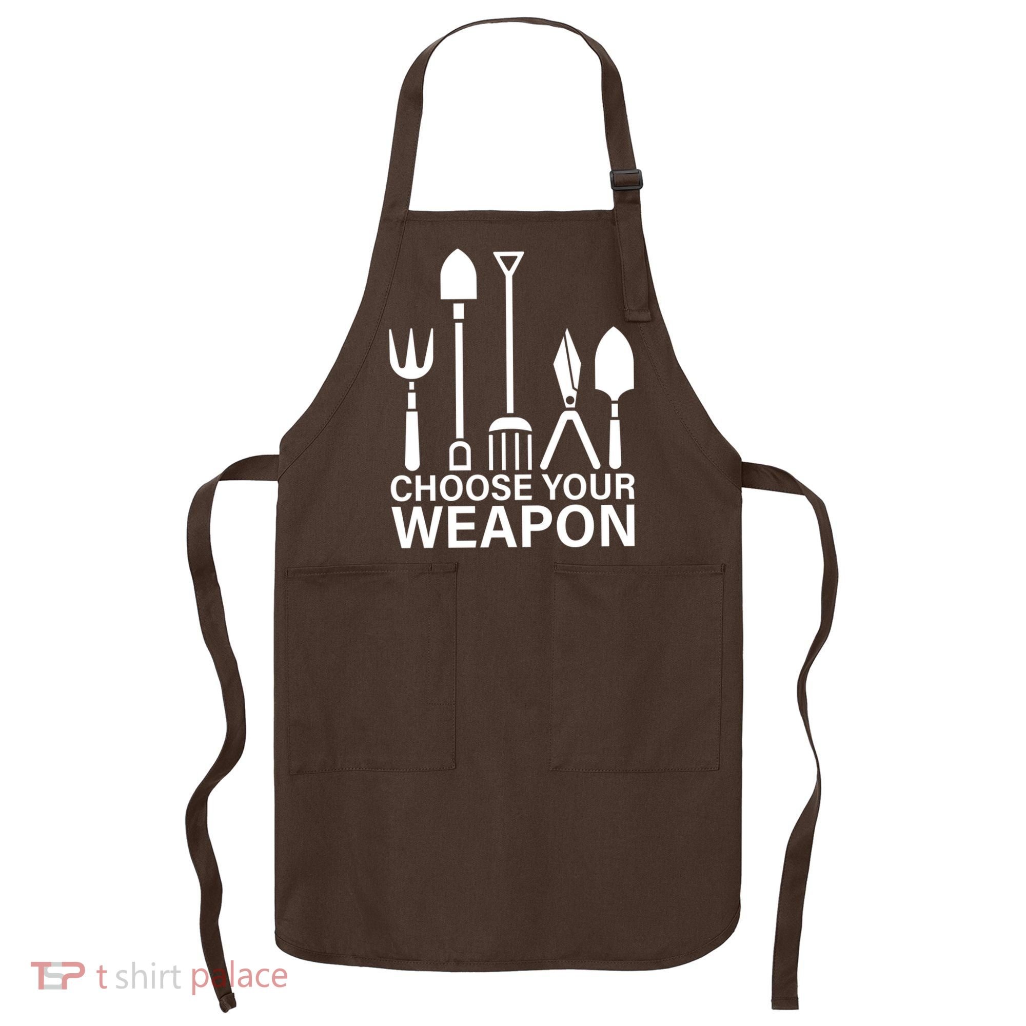 Choose Your Weapons Gardening Tools Apron