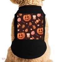 Creepy Halloween Pumpkin Candy Doggie Tank thumb 0