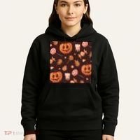 Creepy Halloween Pumpkin Candy Hoodie thumb 5