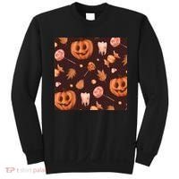 Creepy Halloween Pumpkin Candy Sweatshirt thumb 0