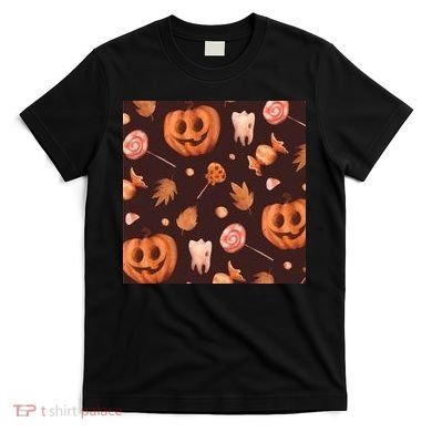 Creepy Halloween Pumpkin Candy T-Shirt