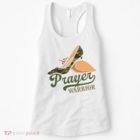 Camo Heels Prayer Warrior Faith God Jesus Christian Women Women's Tank Top thumb 0