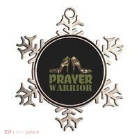 Camo Heels Prayer Warrior Faith God Jesus Ornament thumb 0