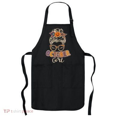 Cute Halloween Patterns October Girl Apron