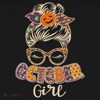 Cute Halloween Patterns October Girl Toddler Hoodie thumb 2