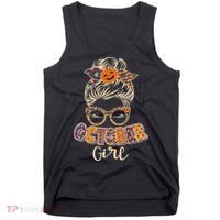 Cute Halloween Patterns October Girl Tank Top thumb 0