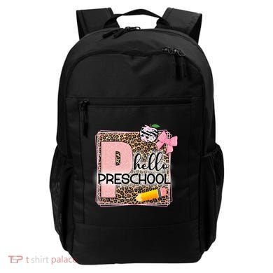 Cute Hello Pre School Teachers Students Backpack