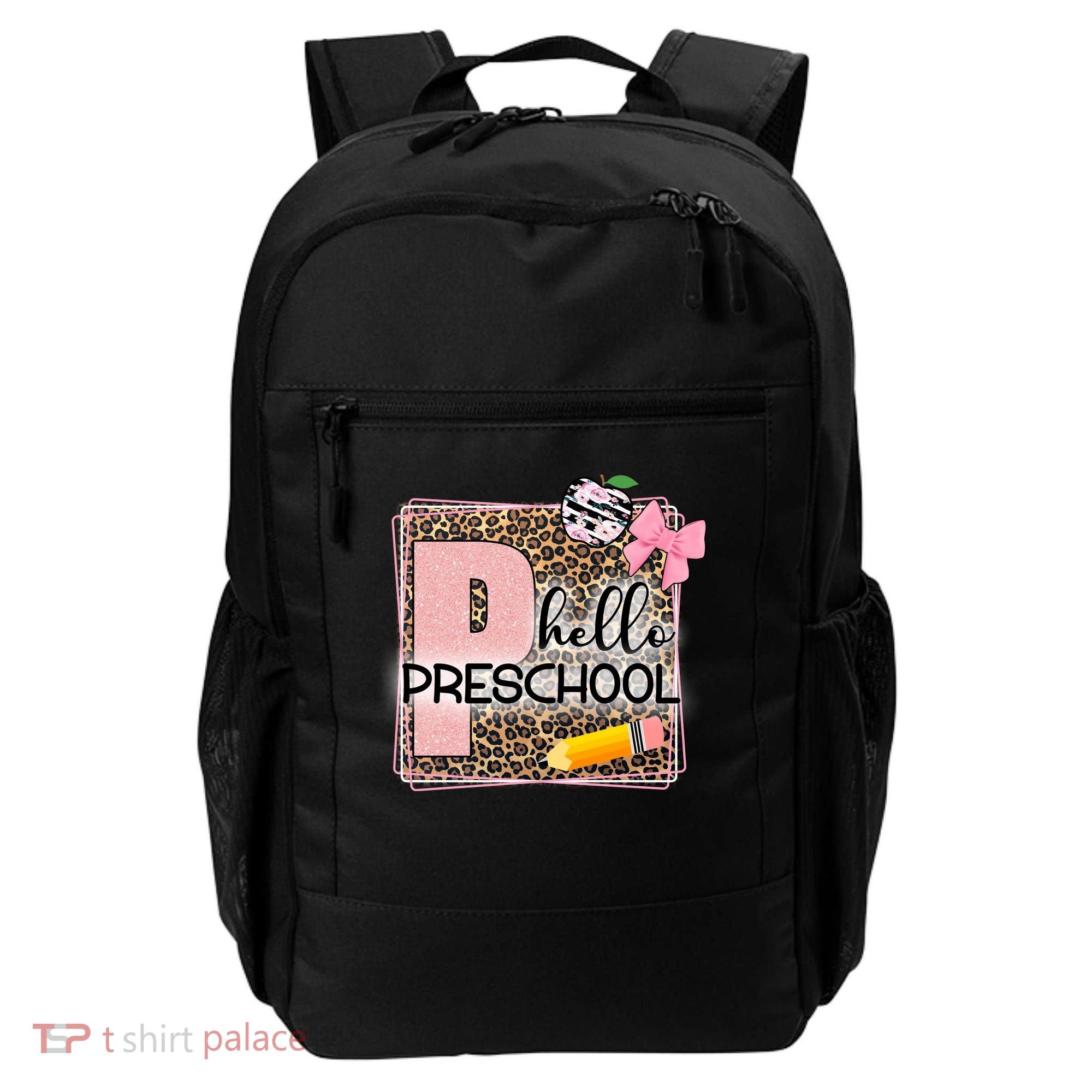 Cute Hello Pre School Teachers Students Backpack
