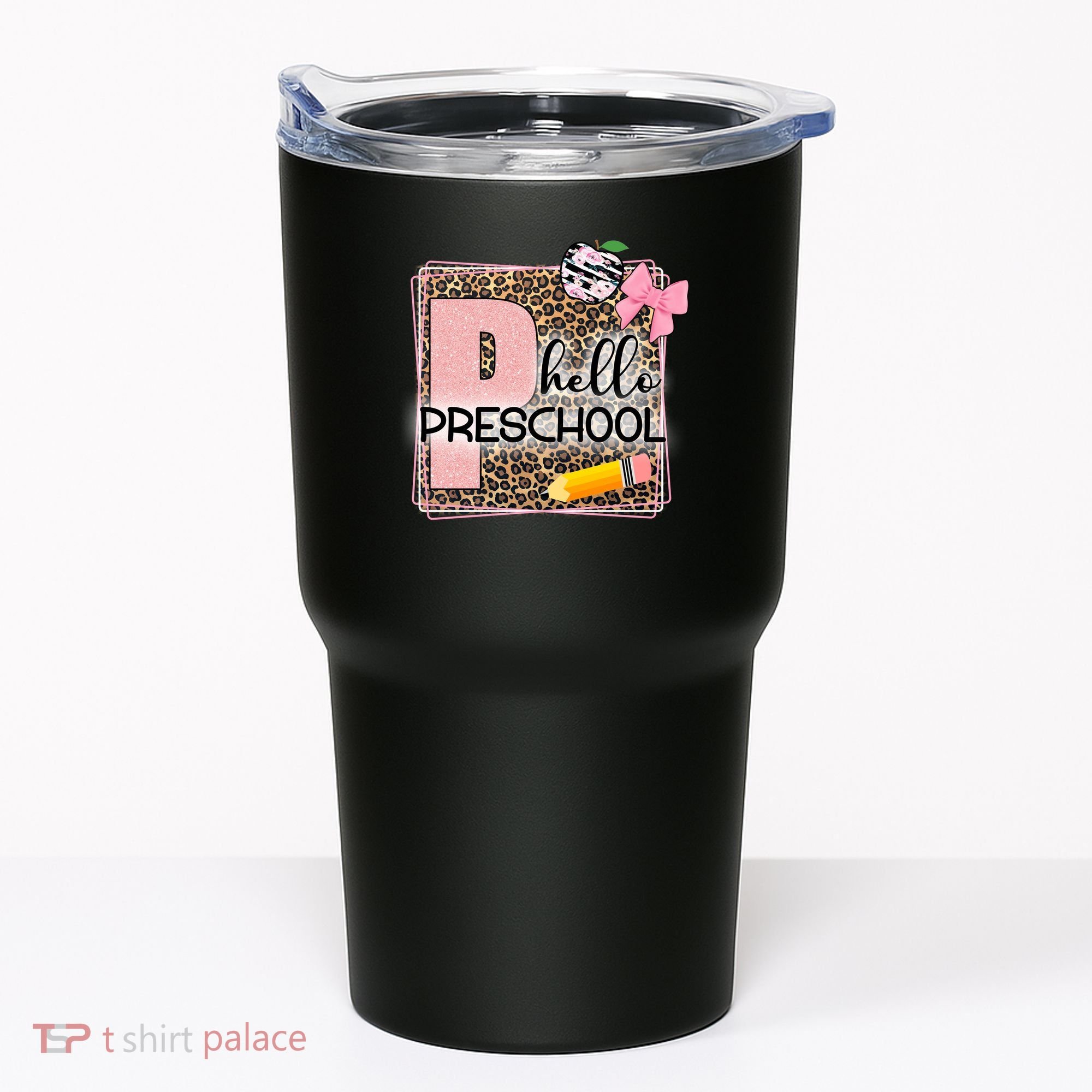 Cute Hello Pre School Teachers Students Tumbler